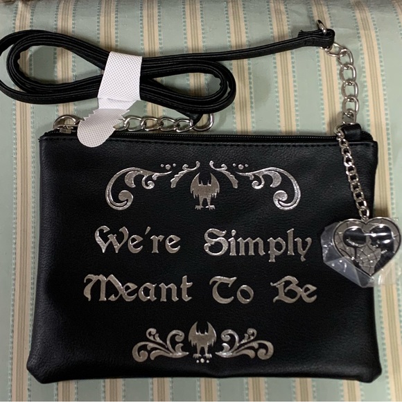 DISNEY THE NIGHTMARE BEFORE CHRISTMAS “Simply Meant To Be” CROSSBODY BAG BUNDLE! - Picture 4 of 15